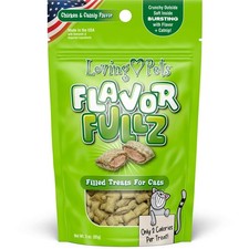 Loving Pets Flavorfullz Filled Cat Treats Chicken Catnip 3 Oz 3Oz