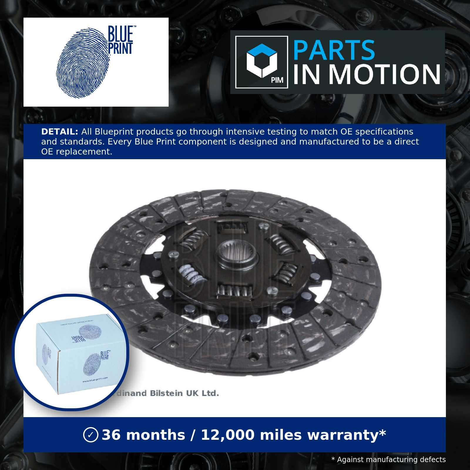 Clutch Centre Plate 240mm ADZ93106 Blue Print Friction 8943118581 8943118591 New