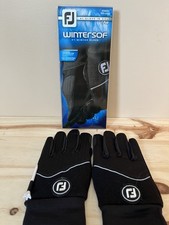  1 Pair FootJoy WinterSof Women  s Golf Gloves Size Medium/Large Black New