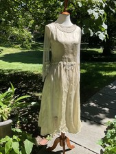 VINTAGE 1910 EDWARDIAN 2 PIECE WEDDING DRESS " AS IS" . BEAUTIFUL ADORNMENTS
