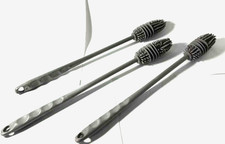 Deep Cleaning Long Handle Silicone Bottle Brush   Set of 3 Cleaning Brushes