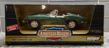Ertl 1/18 scale 1967 Corvette L-88 Goodwood Green & Saddle Interior, Boxed