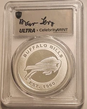 2025 Mav Levy Buffalo Bills 1 oz Silver Round PCGS GEM PL NFL