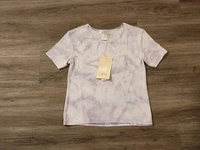 Citron NWT Vintage Purple Tie Dye Short Sleeve Size Large