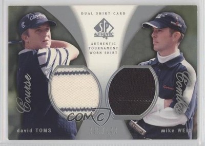 2004 SP Authentic Course Combos 85/100 Mike Weir David Toms #C2-19 0c37