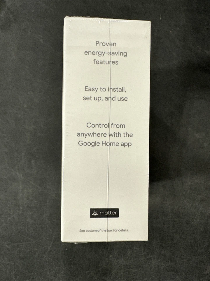 Google Nest Smart Thermostat With BONUS Trim kit , Snow - GA01334-US - SEALED - Image 2 of 4