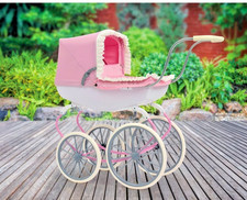 Doll Carrier Retro Ladybird Pram Dolls Pram Ladybird Pushchair Toy
