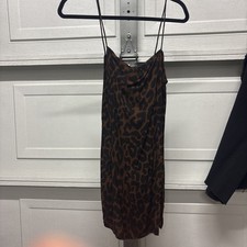Urban Outfitters Motel Datista Dress Oversized Jaguar Size Small