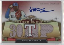 2011 Topps Triple Threads Future Phenoms Gold /25 Neftali Feliz #105 Auto 0q26