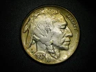 1937 Buffalo Nickel! GEM BU UNC Toned! Amazing Luster!