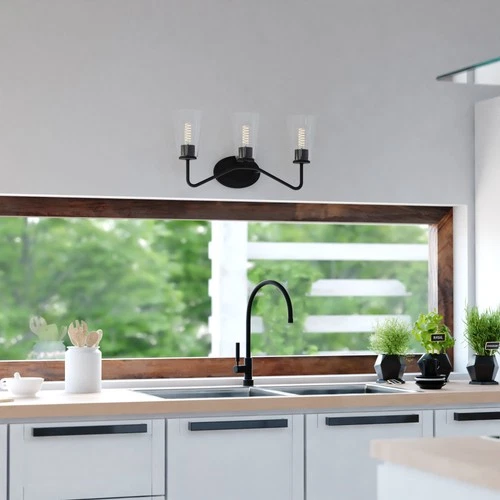 Vaxcel Lighting W0440 Beverly 3 Light 22"W Vanity Light - Brass - Picture 7 of 8