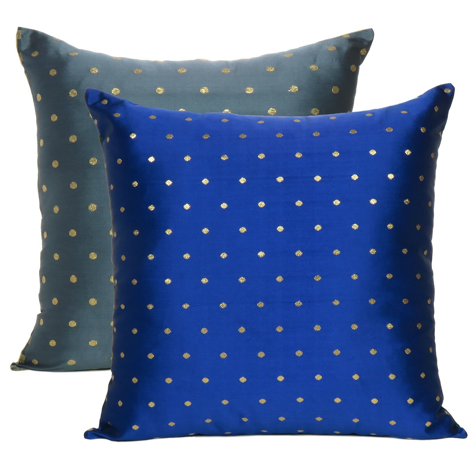 Zipper Cushion Cover Art Silk Reversible Bed Cushion Cover Sofa Waist