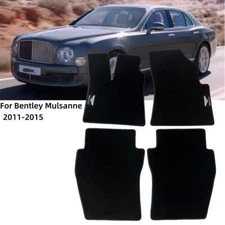 For Bentley Mulsanne 2011-2015 Car Floor Mat Velvet Mat Black Carpets Cargo