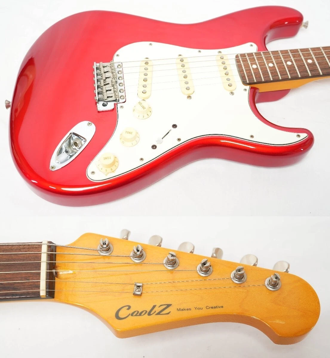 Electric Guitar Cool Z ZST-1R CAR Candy Apple Red 2011 Made in Japan & Gig Bag