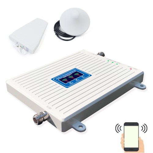 AMPLIFICATEUR 900/1800/2100 GSM DCS 2G/3G/4G LTE SIGNAL BOOSTER,ANTENNE,ADAPTATEUR - Photo 12 sur 14