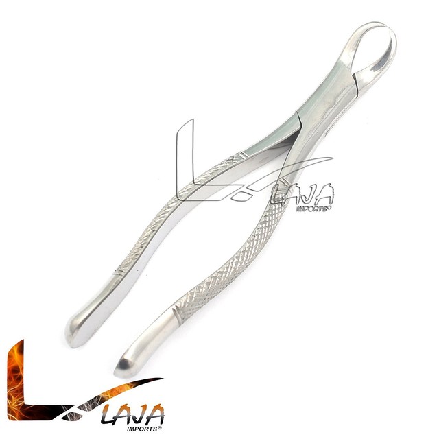 Dental Tooth English Extracting Forceps 23 Cow Horn Lower Molar Steel