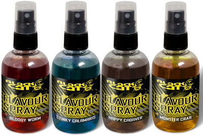 (99,90 /1l) Black Cat Flavour Spray - 100ml Lockstoff für Wallerköder