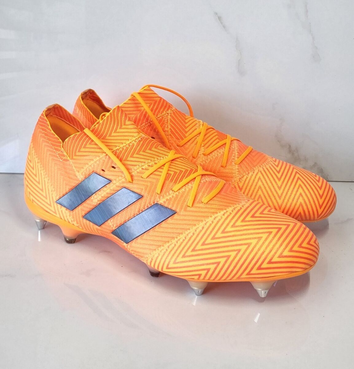 Adidas Nemeziz 18.1 SG Soccer Cleats FUTBOL Boots Orange Adidas Nemeziz 18.1 SG Soccer Cleats FUTBOL Boots Orange