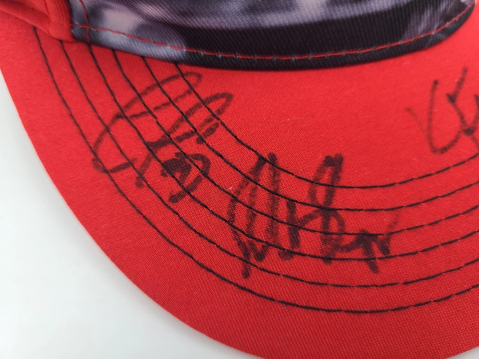 Youth Cincinnati Reds Signed Autographed 2019 Opening Day Snapback Hat Cap MLB - Image 4 of 4