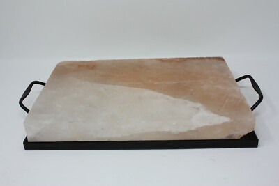 Natural Himalayan Salt Cooking Block with Tray Free Shipping