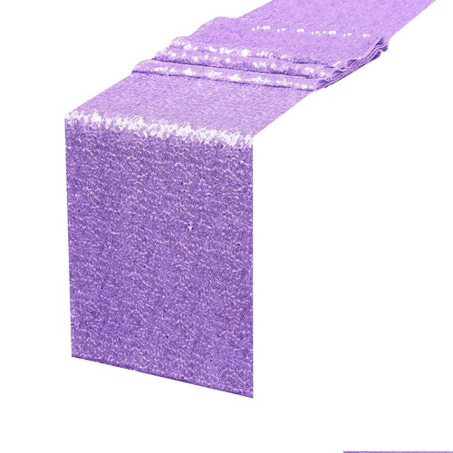 Sequin Table Runner Square Decorative Hotel Tablecloth for Wedding Party Decor - Picture 17 of 27