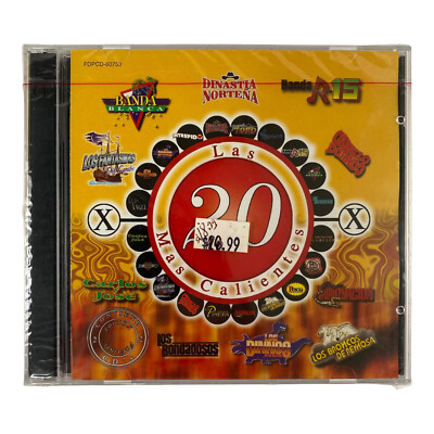 20 Mas Calientes by Various Artists (CD, Apr-2007, 2 Discs, Fonovisa) New Sealed