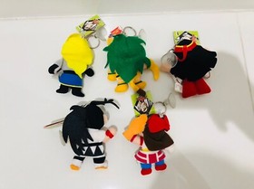 Samurai Shodown Spirits Keychain mini plush 4" Set Lot NEOGEO Toy SNK Banpresto
