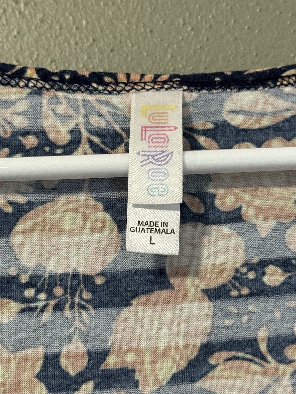 LulaRoe Size Large Stretch Multicolored Lightweig… - image 3