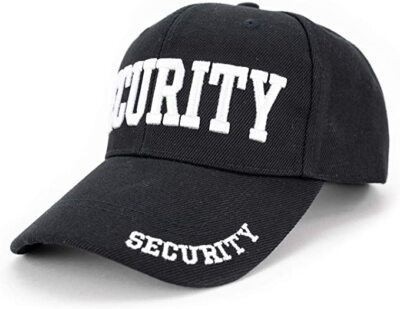 Security Law Enforcement Officer Headwear 3D Embroidered Baseball Cap Hat