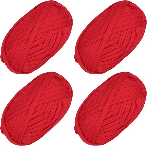 2/4/6Pc T-Shirt Yarn Elastic Fabric Crochet Cloth Yarn for DIY Knitting Hand Bag - Picture 174 of 215