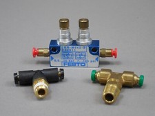 LOT of 20 Push Connect Air Fittings Legris Parker 1/8 and Festo GR-M5x2-B 152611