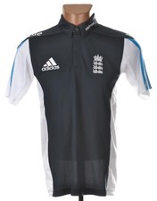 ENGLAND NATIONAL TEAM 2014 CRICKET POLO SHIRT JERSEY ADIDAS SIZE S ADULT