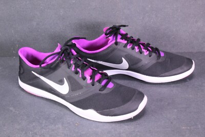 Nike Sneaker Studio Trainer 2 Damen Sportschuhe Gr. 40 schwarz lila weiß SB2468