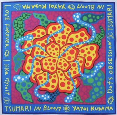 yayoi-kusama-furoshiki-charpe-hanasaki-tsumari-limit-e-original-ebay