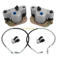 Front Brake Calipers & Hose Lines for Polaris Trail Boss 250 2x4 4x4 1988-1991