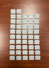 C3 Controls C3controls WTB2-EPW2/4 ( WTB2-EPW2 4 ) Gray End Plates ( Lot of 47 )