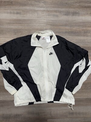 archive 90s far jacket black ドローコード付き Vtg 80s 90s Nike Gray Tag Windbreaker Jacket Running Track M
