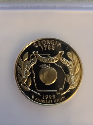 1999-S Proof State Quarter GEORGIA, ICG Graded PR69 DCAM in Slab - 25C - Picture 4 of 4