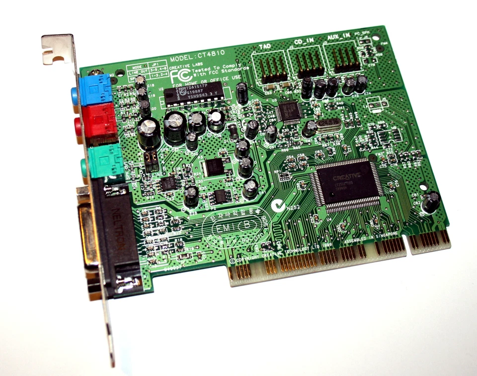 PCI-Soundkarte Creative Soundblaster PCI 128 Model:CT4810 Soundchip: CT2518-DBQ