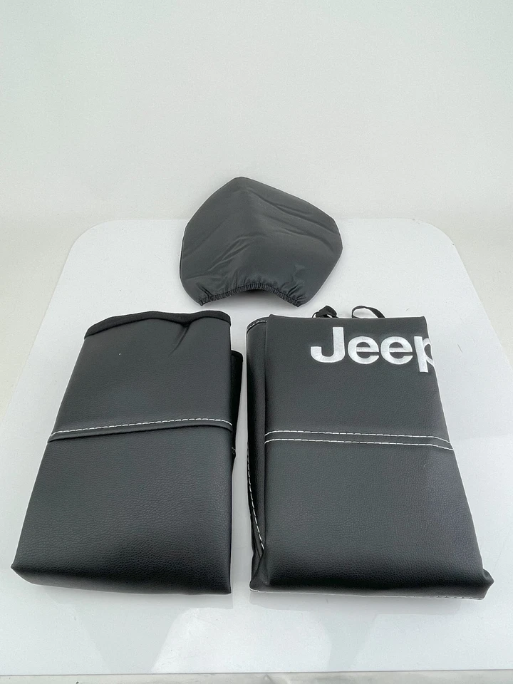 Jeep Licensed Leatherette Seat Cover Cherokee Renegade Liberty Patriots Compas — 第 2/4 张图片