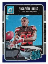 Ricardo Louis 2016 Donruss Optic Rated Rookie Purple Prizm #193 Browns Parallel
