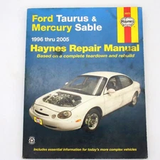 Haynes Repair Manual 36075 Ford Taurus Mercury Sable 1996 Thru 2005