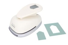 Bira 2 inch Price Tag Lever Action Craft Punch for Paper Crafting Scrapbookin...