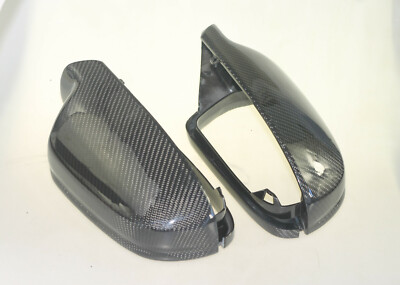 NEW Real Carbon Fiber Side Mirror Cap Housing Cover For Audi A4 A5 S4 S5 L+R 