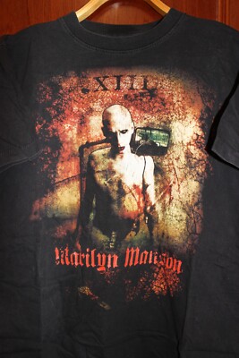 Vintage 1990's - 2000 Marilyn Manson Tour T-Shirt - size L | eBay