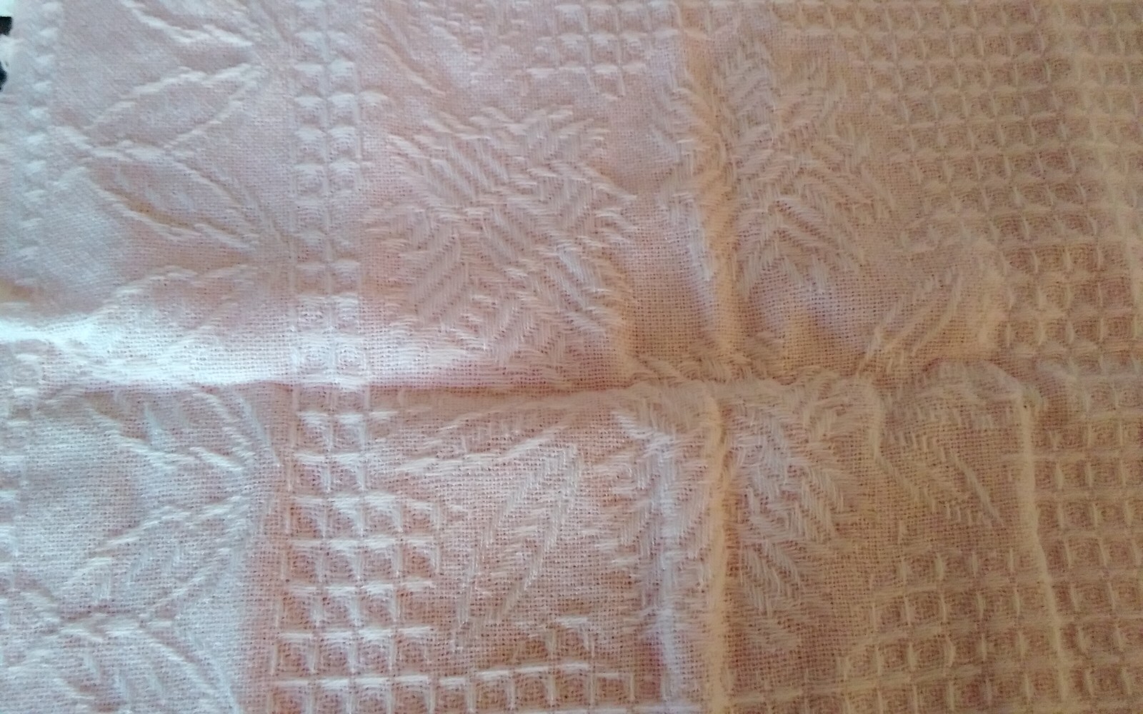 Baby Blanket Vintage Atkins Japan Receiving Blanket Woven Butterflies 35×36 Pink