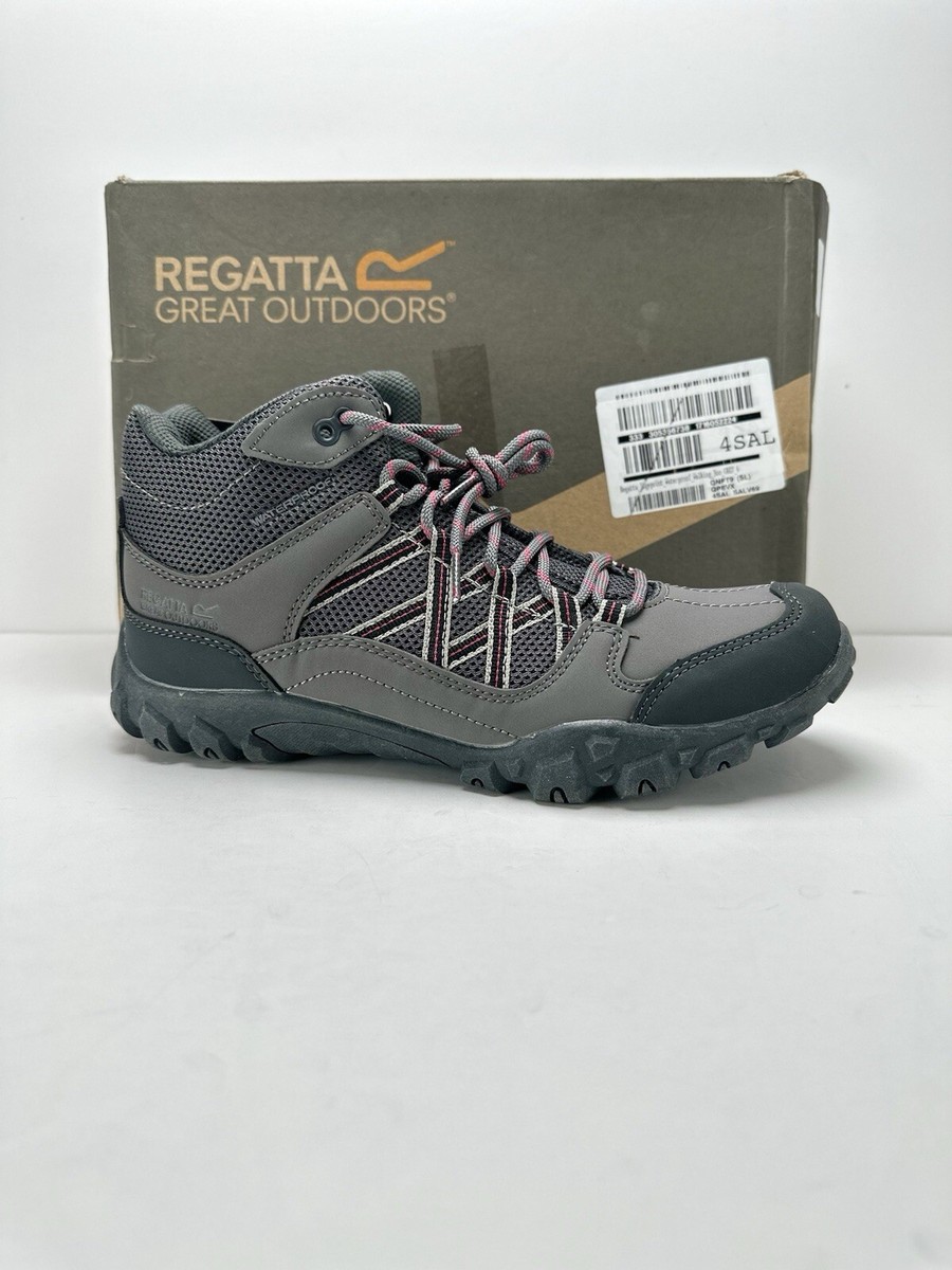 Regatta Women's Edgepoint Waterproof Mid Walking Boots UK New Granite  Duchess