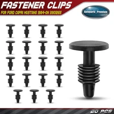 20x 7.14mm Nylon Fascia Fastener Retainer for Ford Capri 1984 1985-1994 Mustang