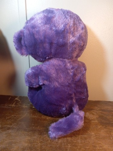 A &A Global Junk Food Animals Monkey Purple 11" Plush EUC  - Picture 5 of 10