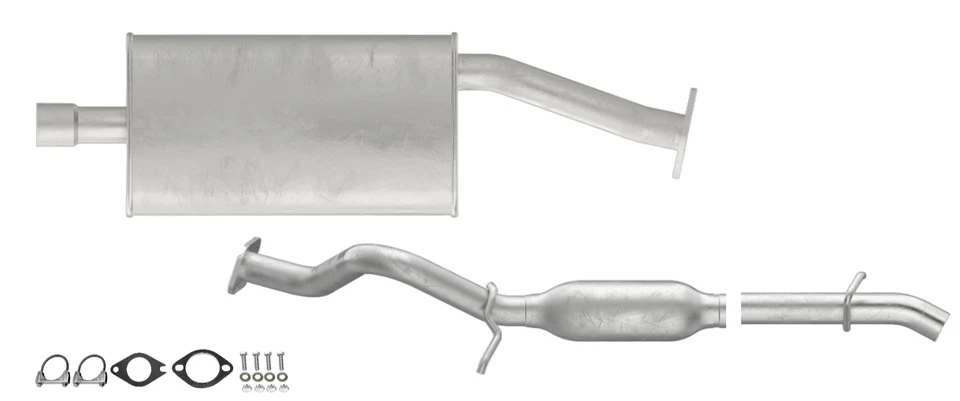 Fits: 2005 2006 2007 Ford Escape 3.0L Flex Pipe, Cat, Resonator and Muffler - Image 2 of 4